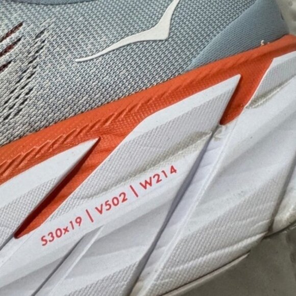 Hoka One One Clifton 8 Woman Lady Size 10 Wide 10D Running Shoes Sneakers - Picture 5 of 10